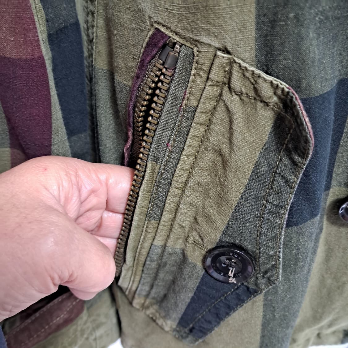 버버리 브릿 체크 더블 트렌치코트 UK8 66 상품이미지4