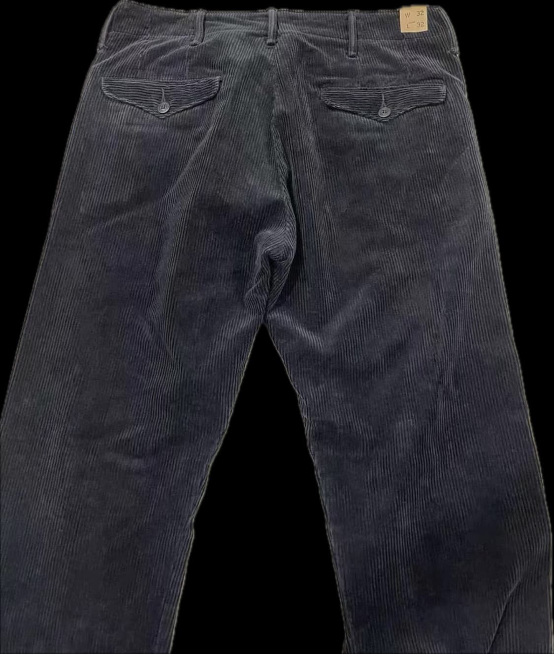 rrl 블랙 코듀로이 바지 32/32 상품이미지2