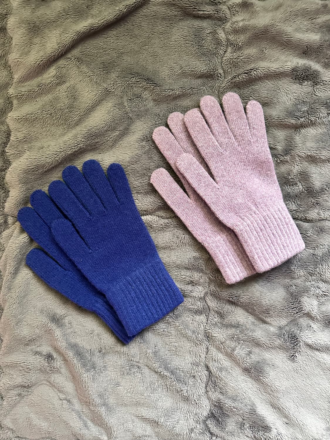 헌드레드 솔리드 울 니트 장갑 상품이미지1