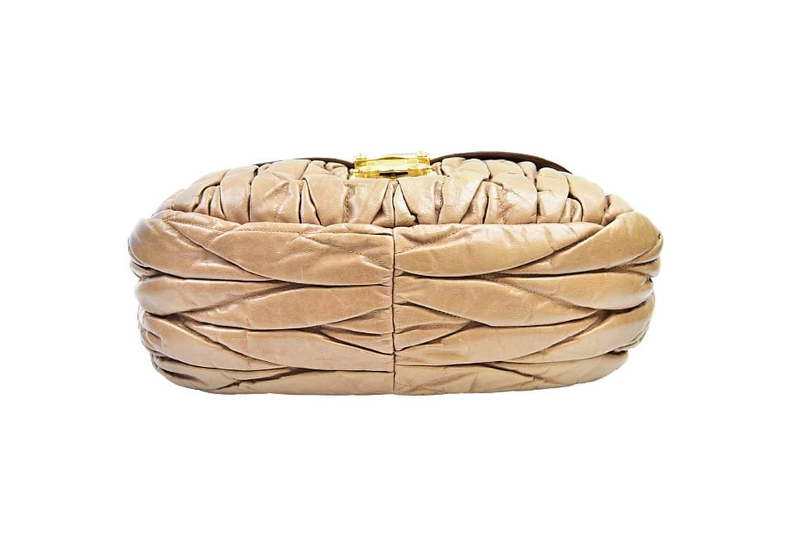 미우미우 나파 마테라세 럭스 금장 호보 투웨이백(정품) 상품이미지5