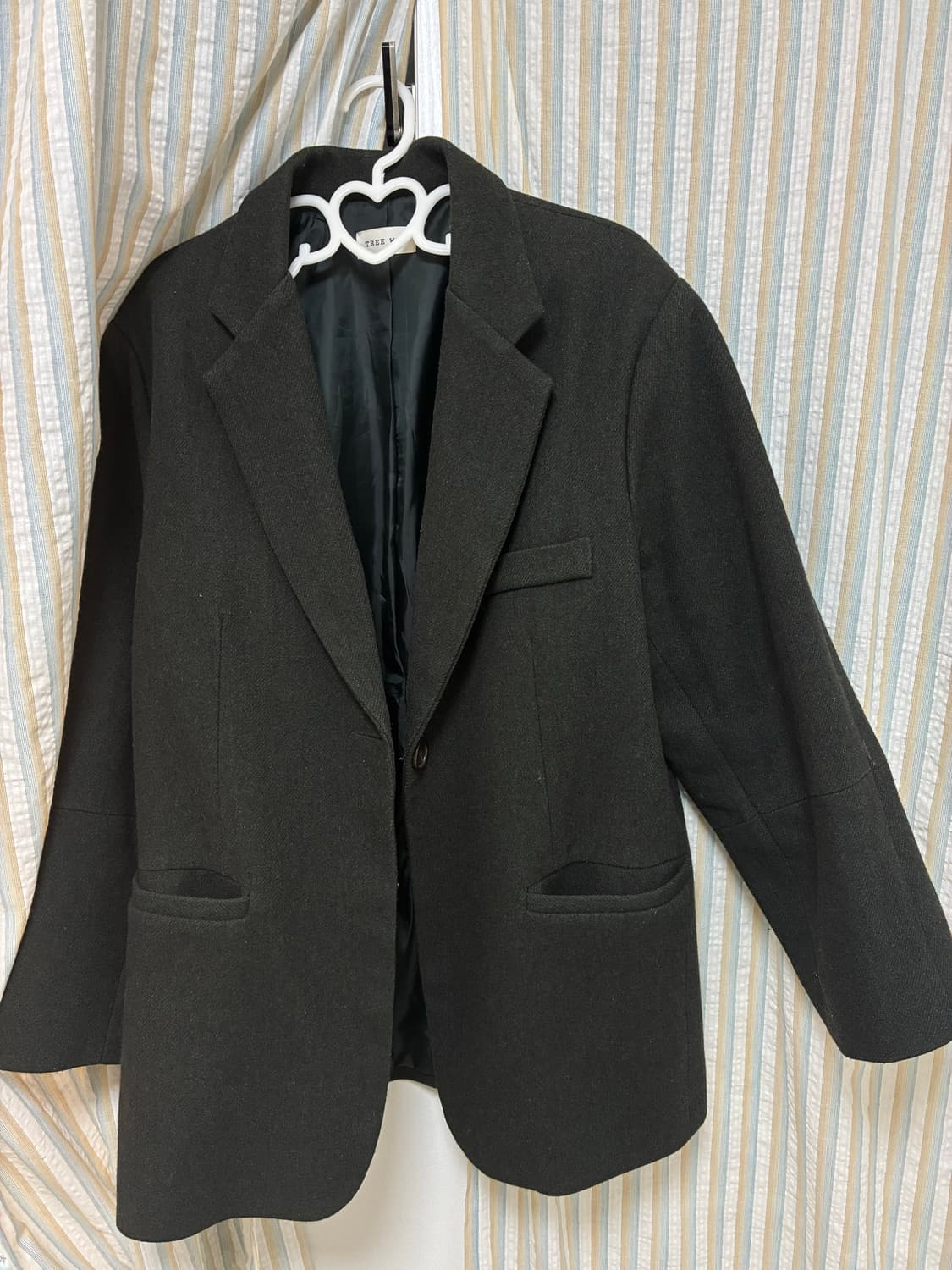  빈티지 카키 하프코트,자켓 상품이미지6