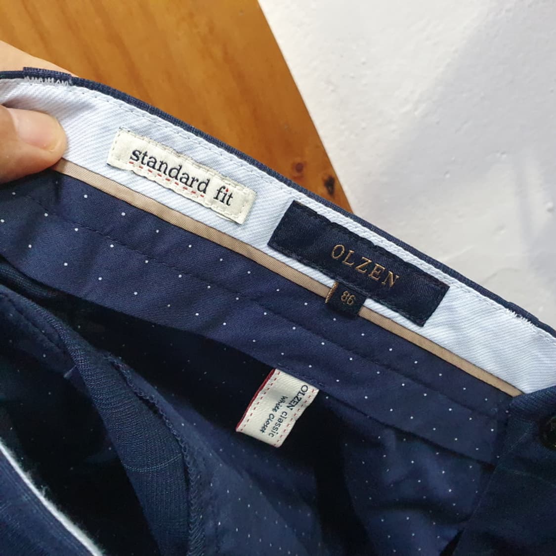 올젠 남자 체크바지(35) 상품이미지4