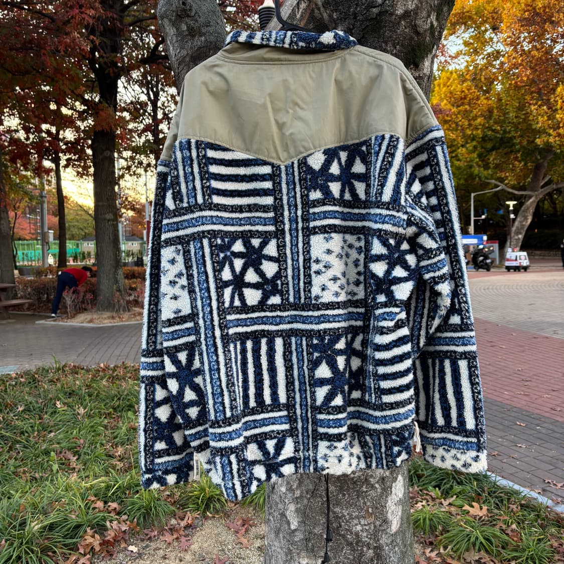 웨스턴디테일 패턴 후리스 상품이미지2