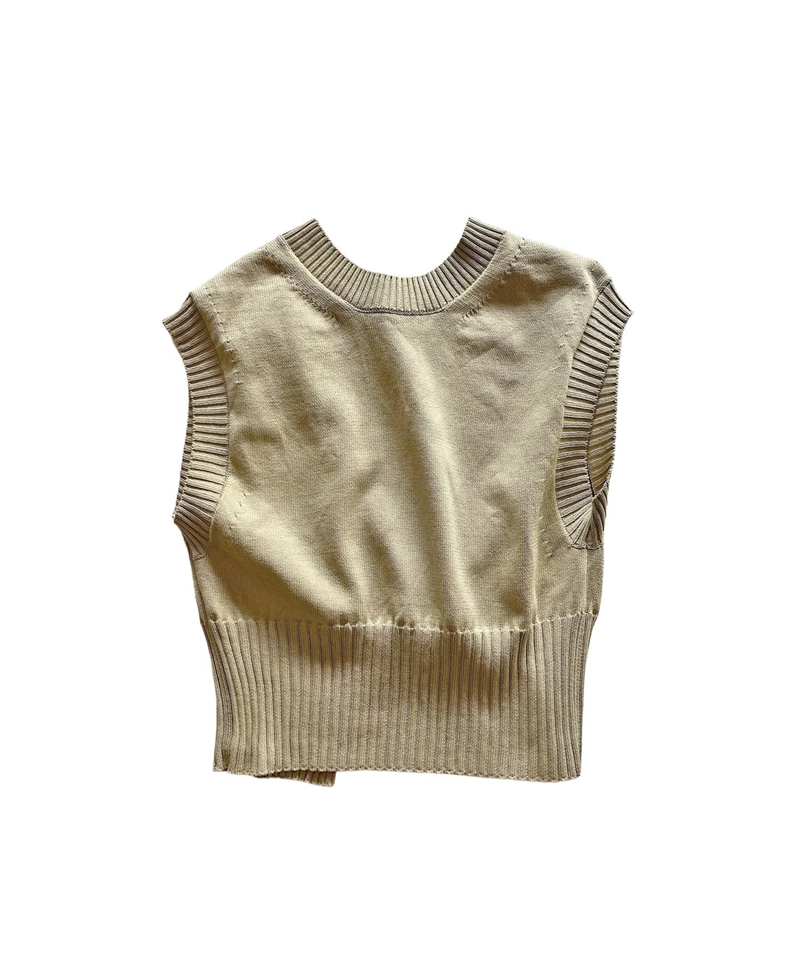 AURALEE back button knit vest 상품이미지7