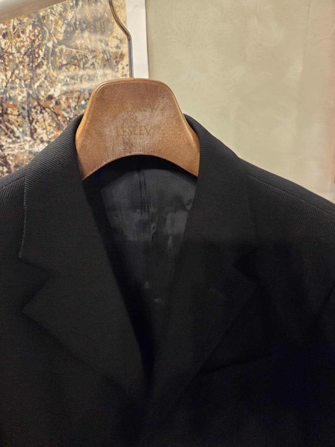 아르마니 꼴레지오니 블랙 테일러드자켓 상품이미지2