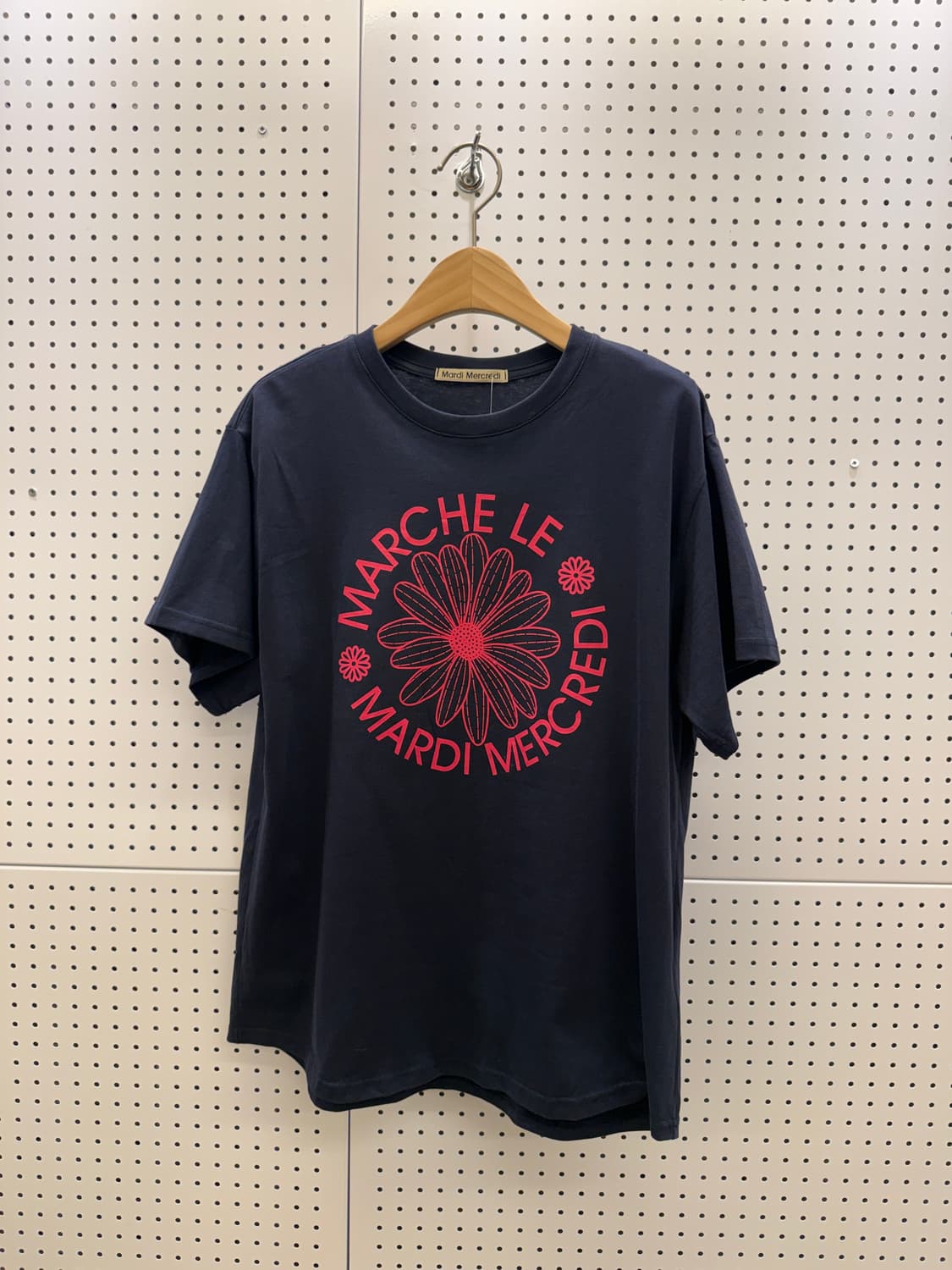 마르디 메크르디 플라워 그래픽 반팔 티셔츠 U1662 상품이미지2