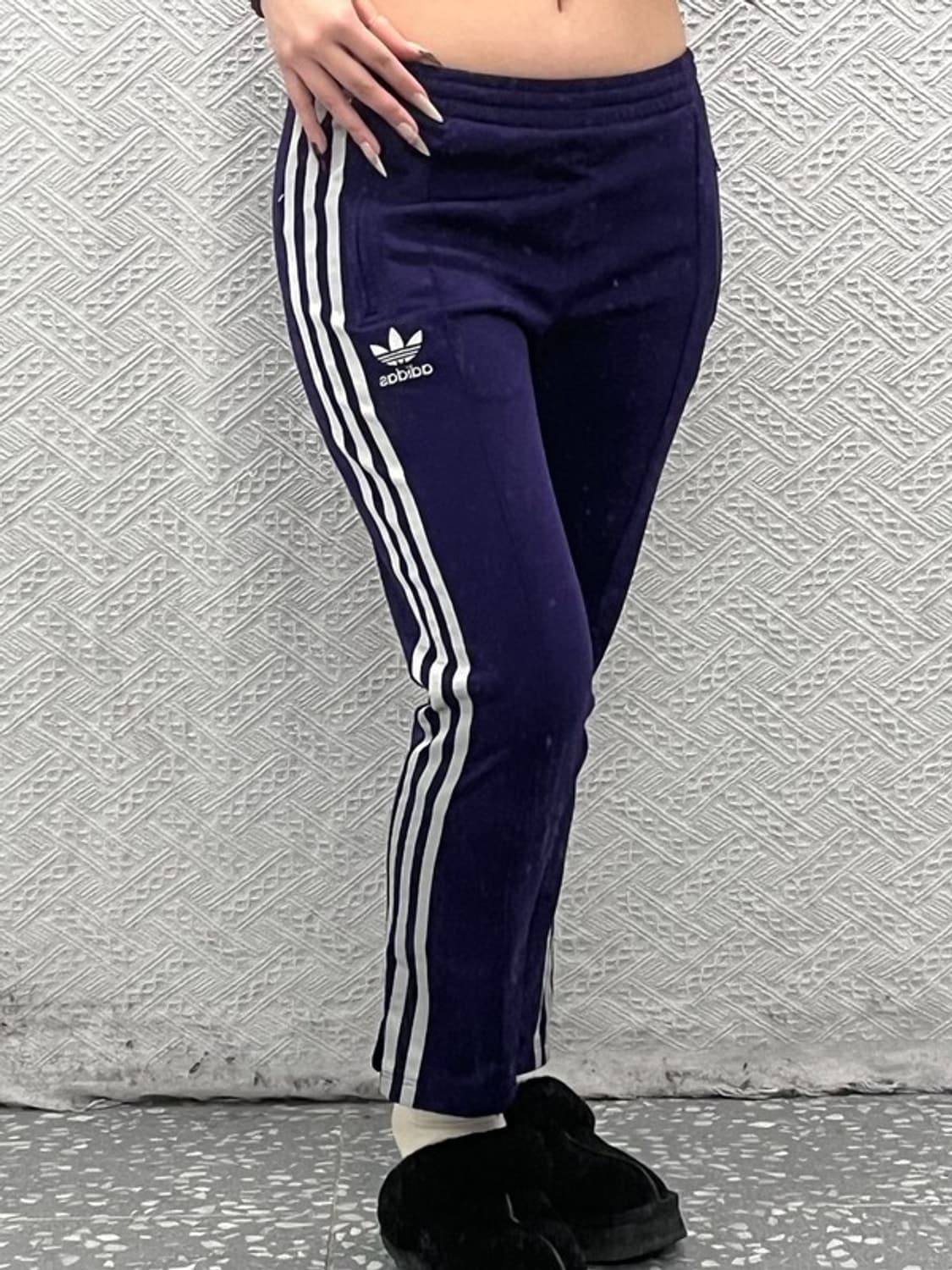 아디다스 Y2K 빈티지 파이어버드 퍼플 트랙팬츠 90 C08470 상품이미지2