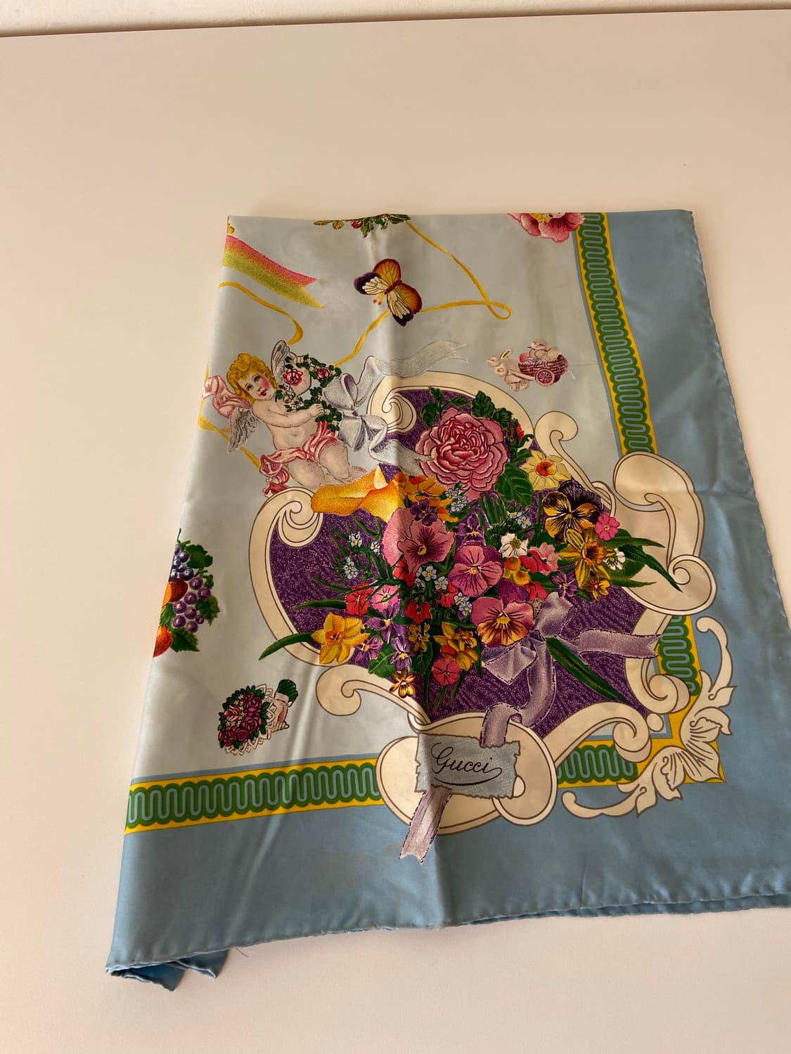 구찌 실크 스카프 상품이미지1