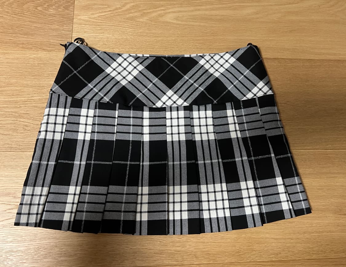 cecile mcbee skirt 세실맥비 체크 스커트 공겜여주 상품이미지2