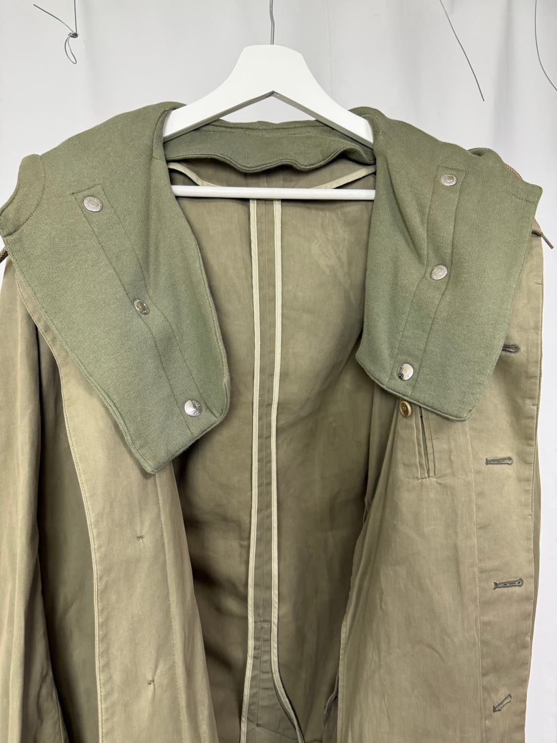 Helmut lang 04aw detachable hood coat 46 상품이미지4