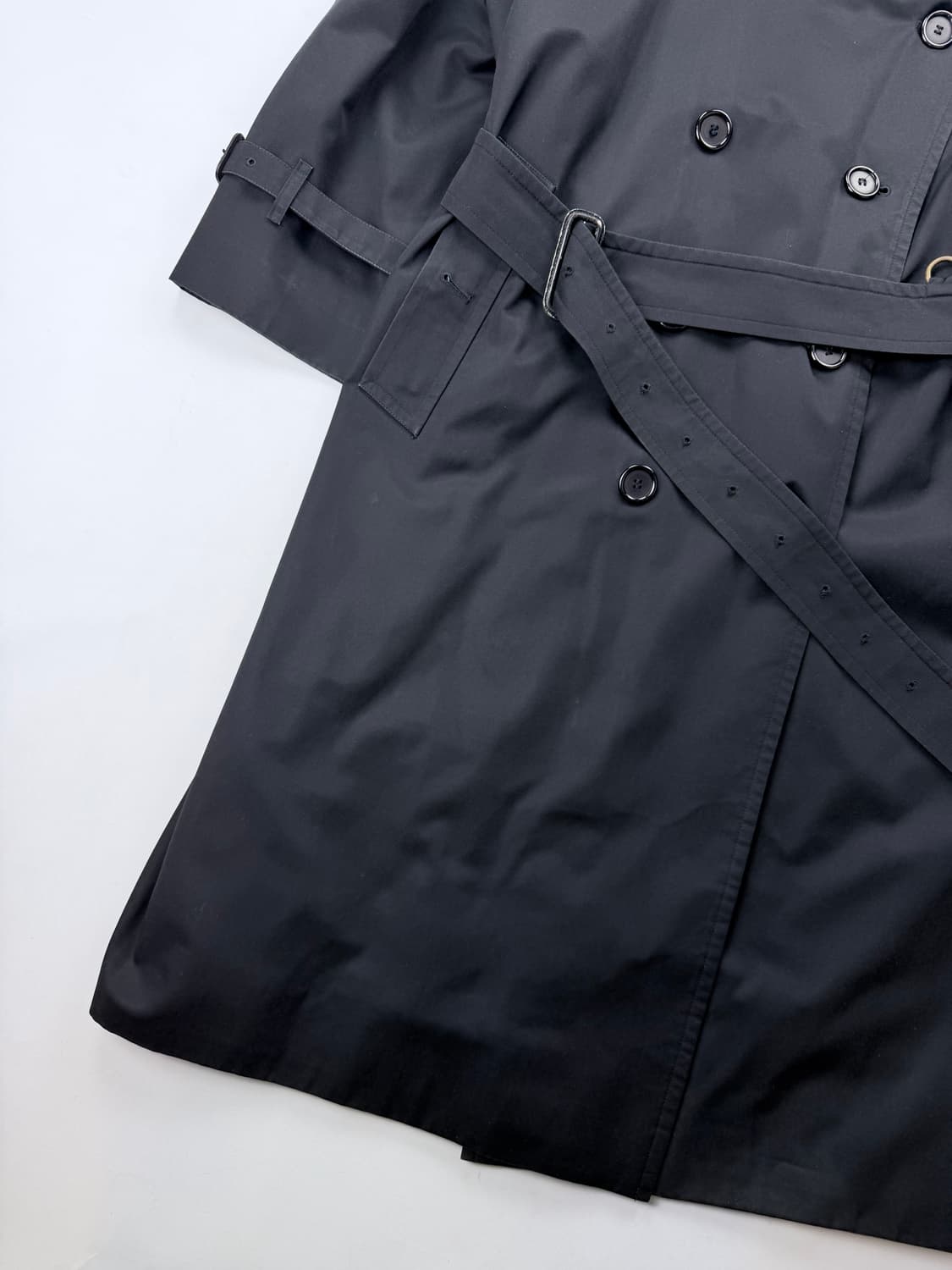 00s 버버리 블랙 트렌치코트 상품이미지3