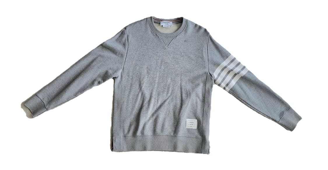 톰브라운 엔지니어드 스웨트셔츠 라이트 그레이 상품이미지1