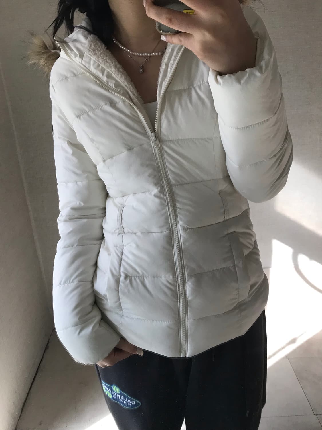 아베크롬비 화이트 울프죠 패딩 상품이미지5