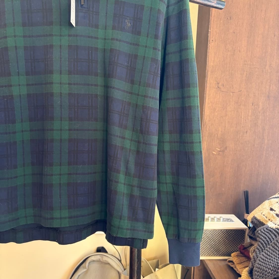 15697 - 폴로 랄프로렌 블랙와치 반집업 맨투맨 상품이미지4