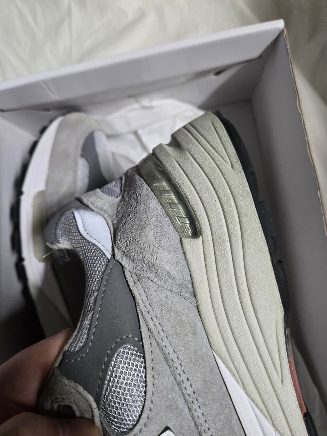 정품 뉴발란스 992 그레이 295. 285~290 스니커즈 상품이미지7