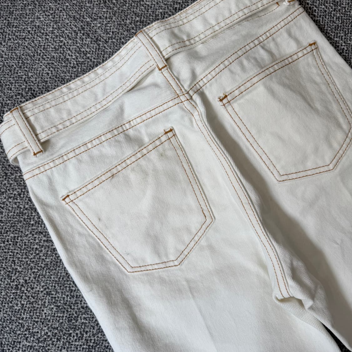 앤더스벨 벨티드 크롭 데님 진 상품이미지8