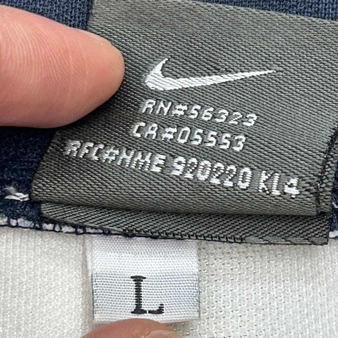 나이키 00s 올드스쿨 트랙탑 화이트-네이비 L 상품이미지6