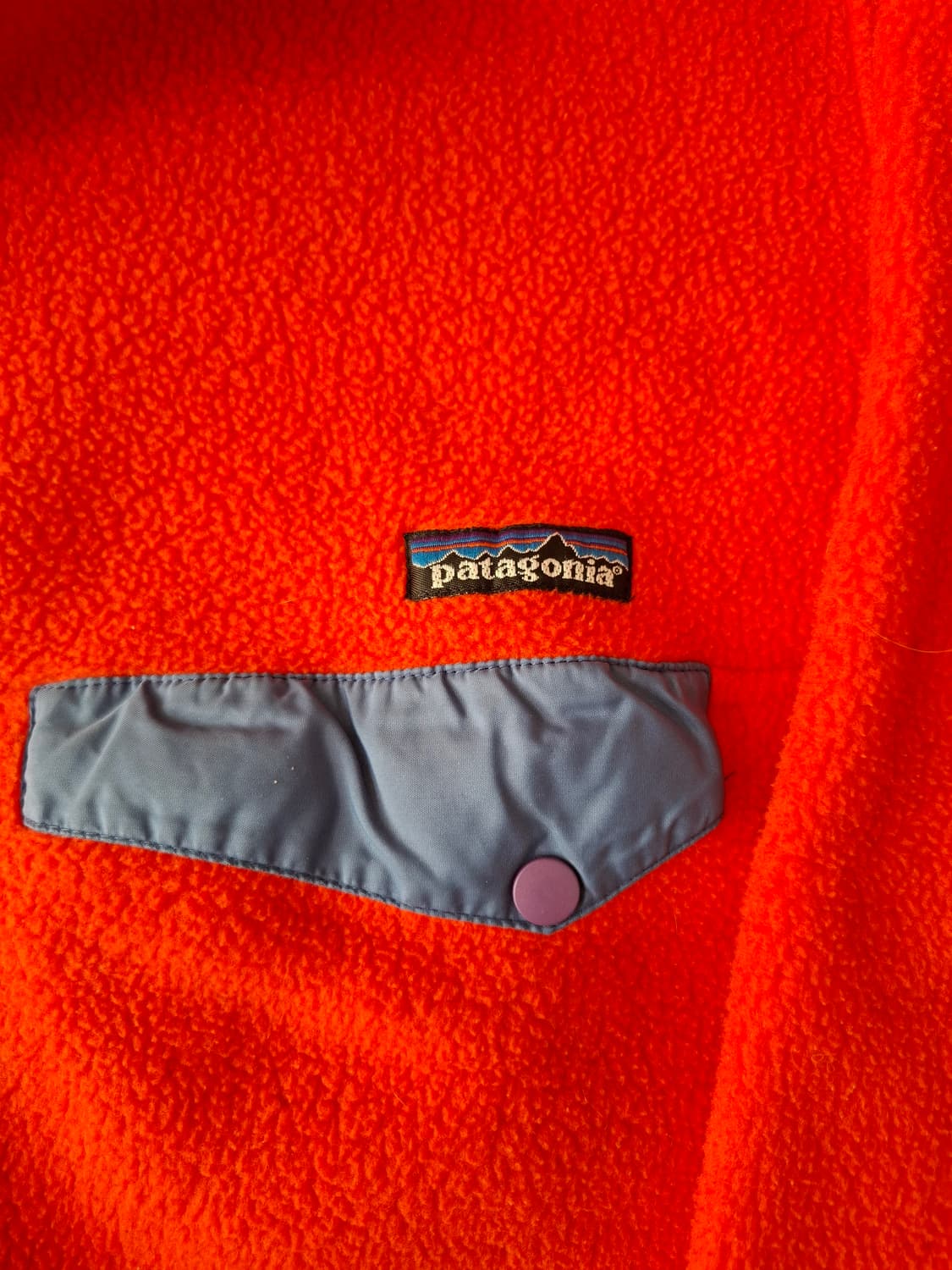 L 파타고니아 90s 신칠라 플리스 풀오버 자메이카 레드 상품이미지2