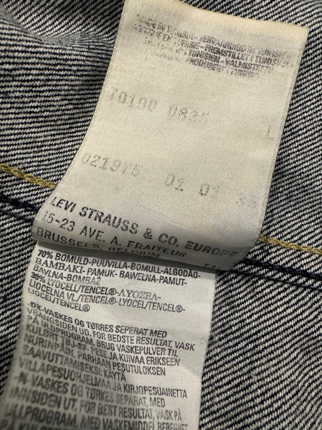 리바이스 엔지니어드 데님 자켓 상품이미지7