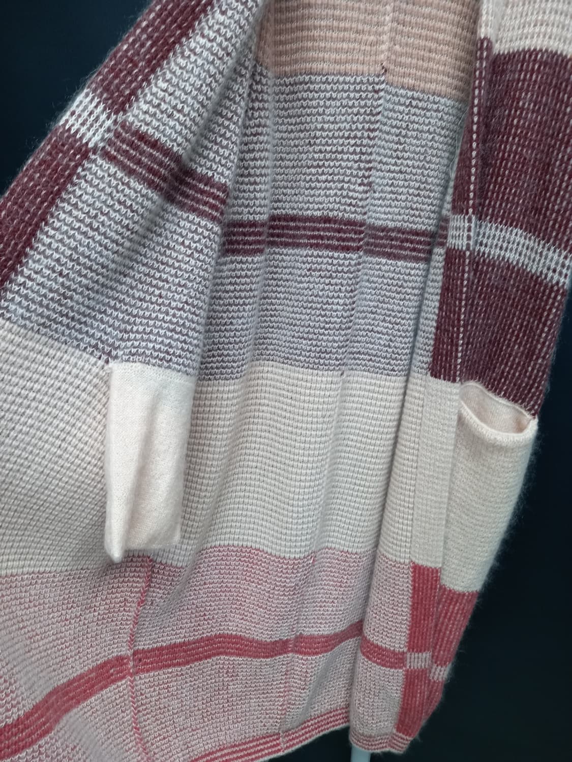 시스템 춘추동 양모 캐시미어블랜 맥시 롱 가디건 F 44-77 상품이미지6