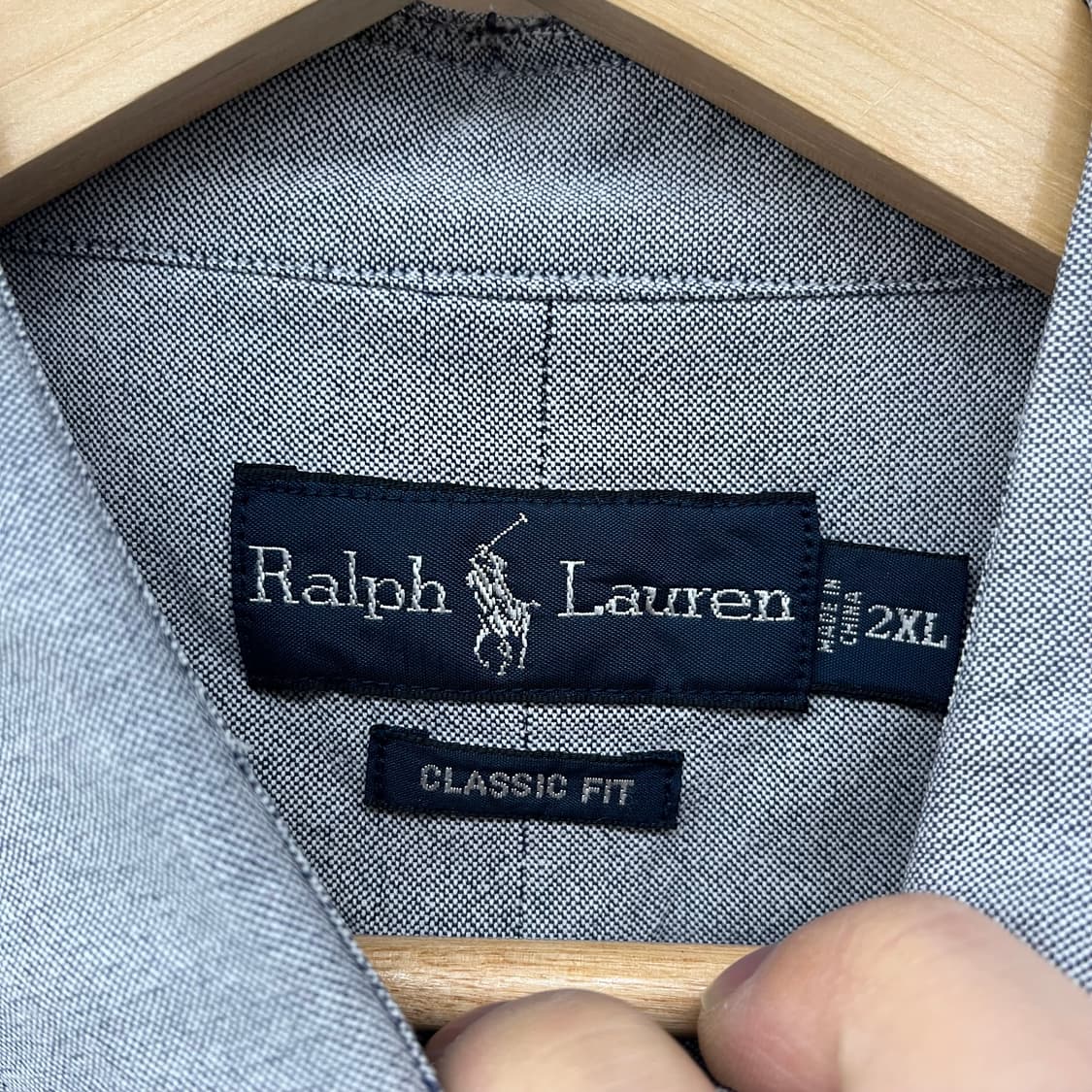 폴로 랄프로렌 그레이 긴팔 셔츠 남L 상품이미지4