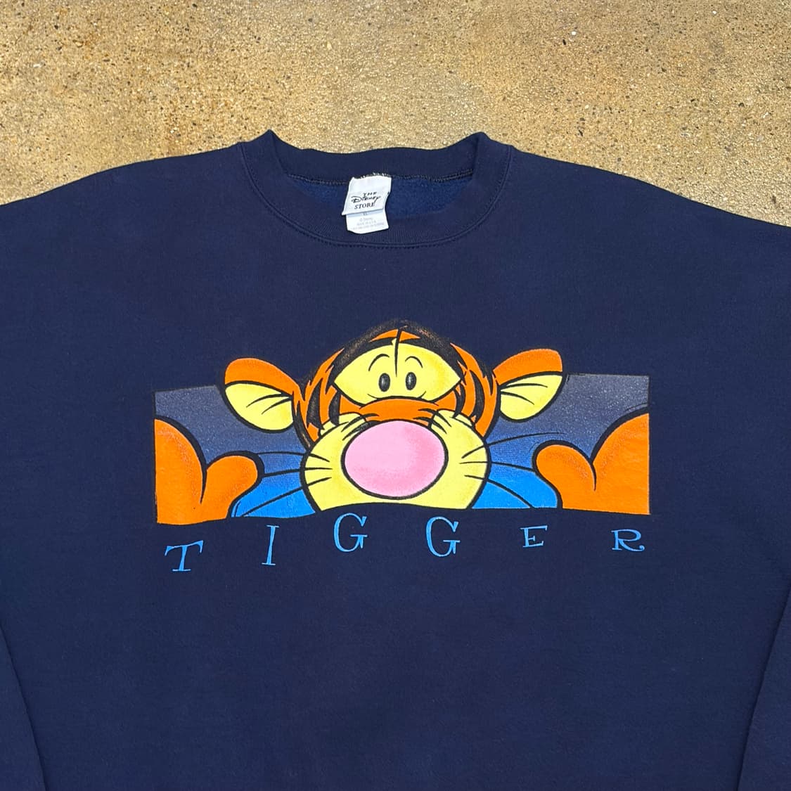 90s Made in USA 미국 빈티지 디즈니 타이거 카툰 맨투맨 상품이미지3