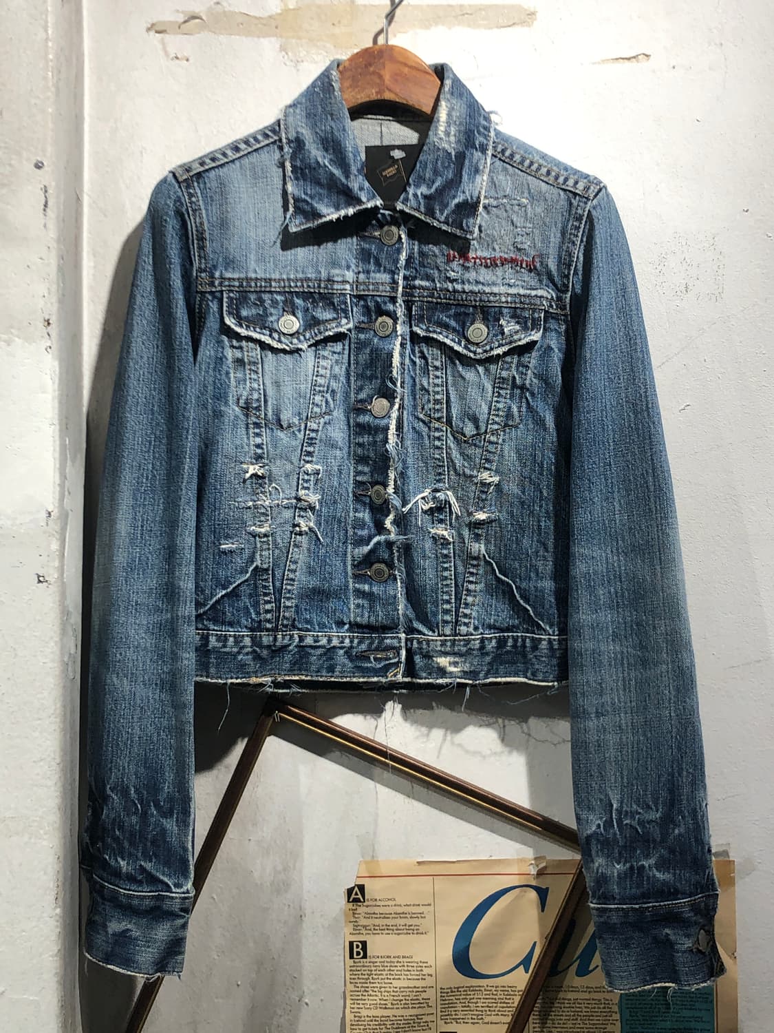 [2841] Kiliwatch blue denim crop jacket 상품이미지2
