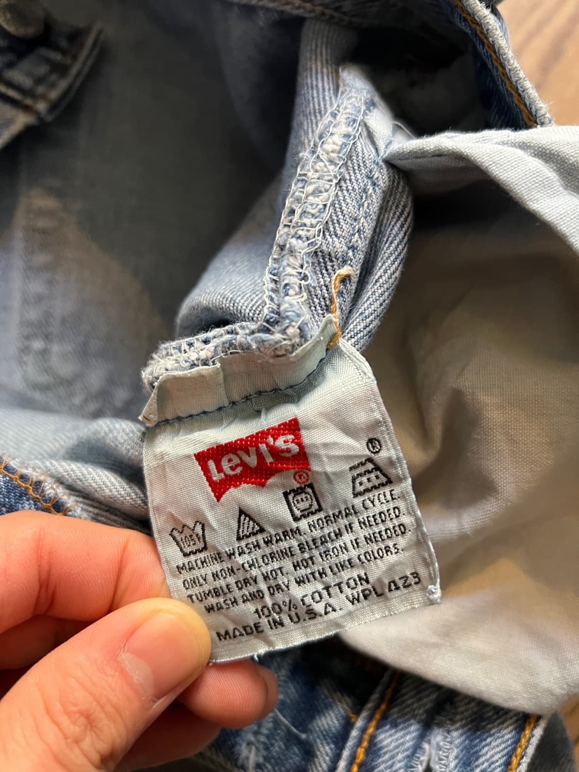 [33]90's 리바이스 501 Made in USA 데님 팬츠 S35 상품이미지7