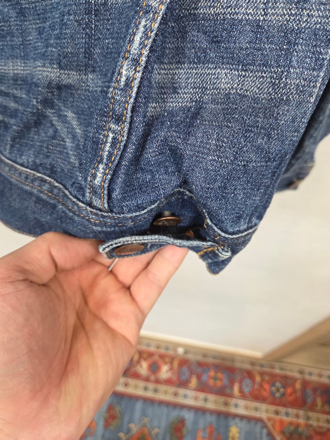 아베크롬비 에즈라피치 빈티지 데님자켓 m 상품이미지3