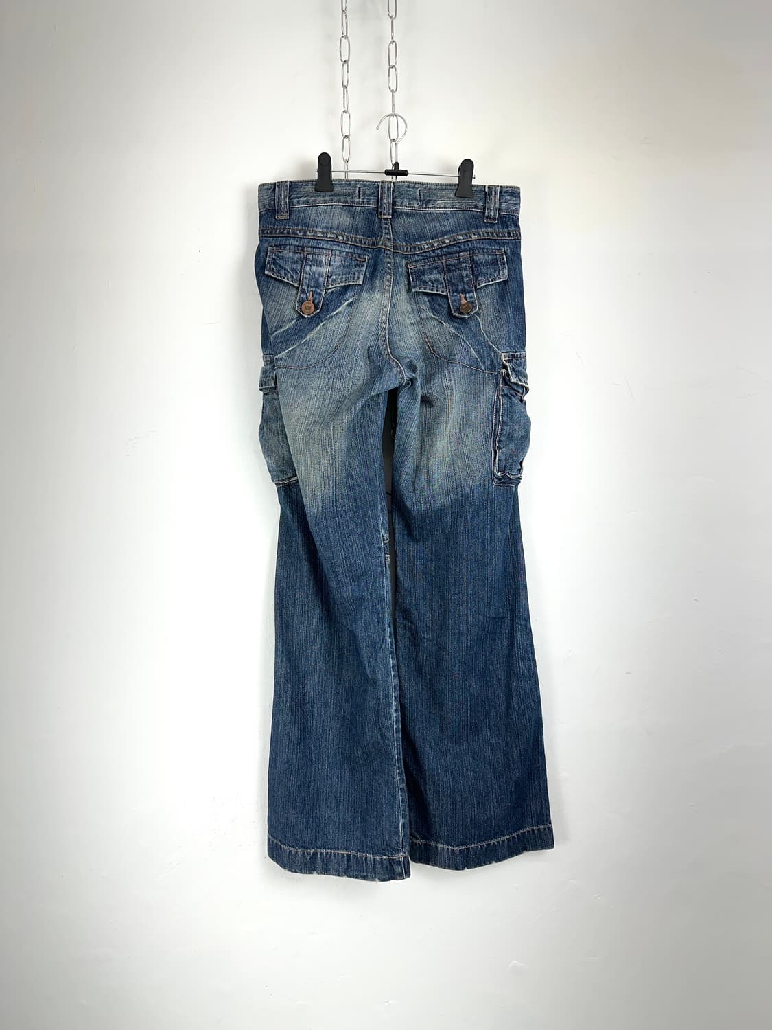 Utility Cargo Flare Denim Jeans 상품이미지7
