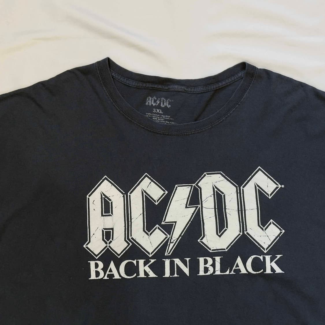 ACDC Back In Black 반팔 티셔츠 상품이미지2
