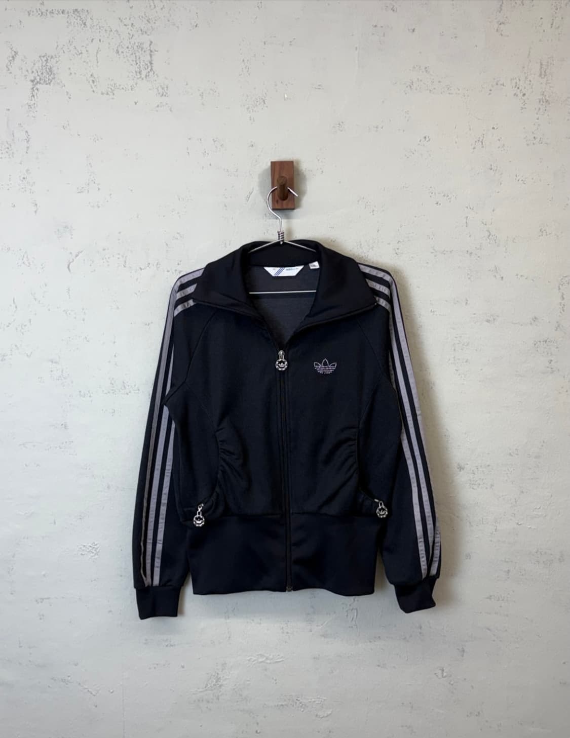 아디다스 큐빅 져지 빈티지 글리터 큐빅 로고 트랙탑 져지 상품이미지1