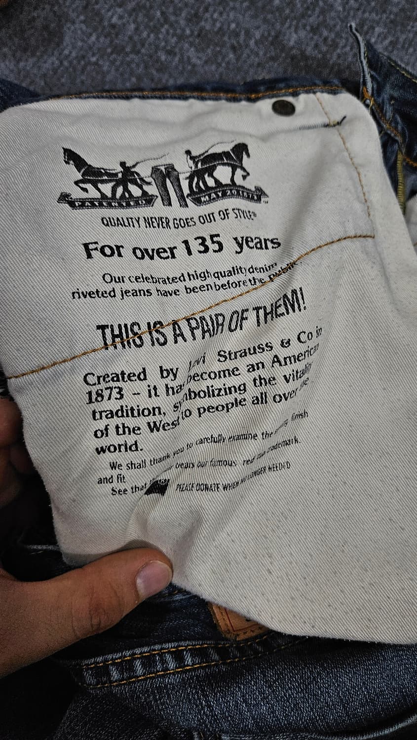 리바이스 504 W30 L33(급처) 상품이미지5