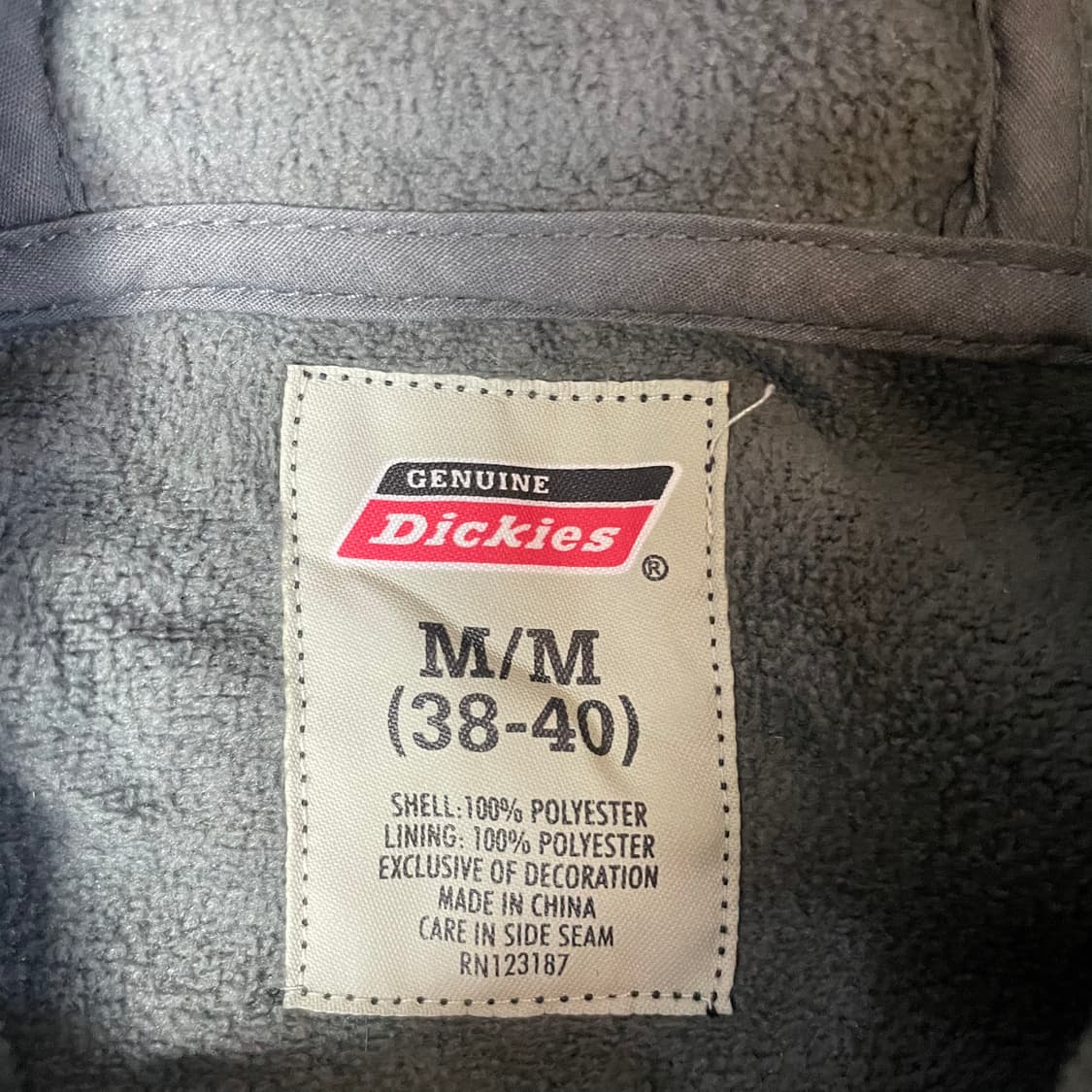 디키즈 버튼 블랙 후드 집업 자켓 M 상품이미지4