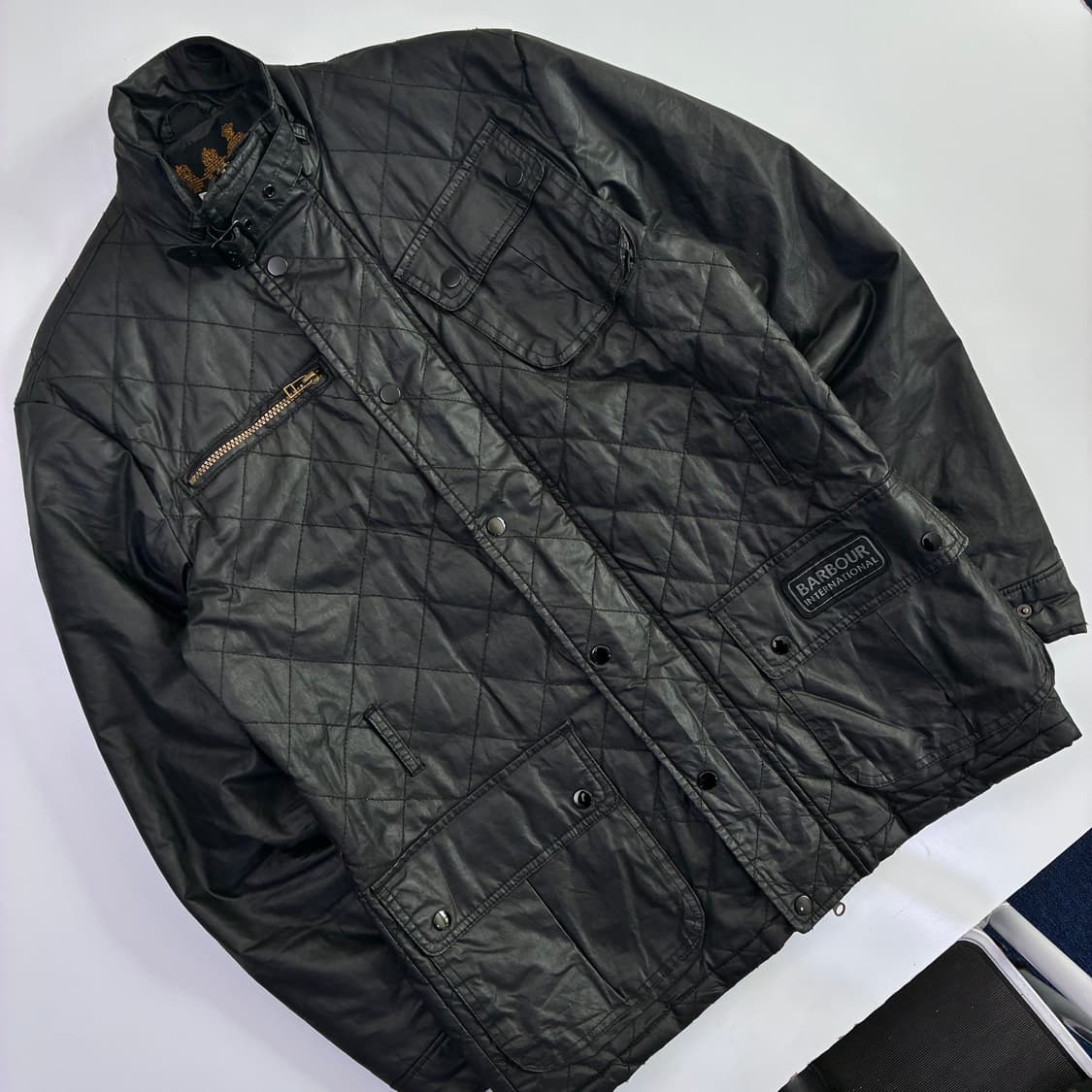 Barbour 바버 인터네셔널 에쉬비 퀼튀드 왁스 자켓 상품이미지2