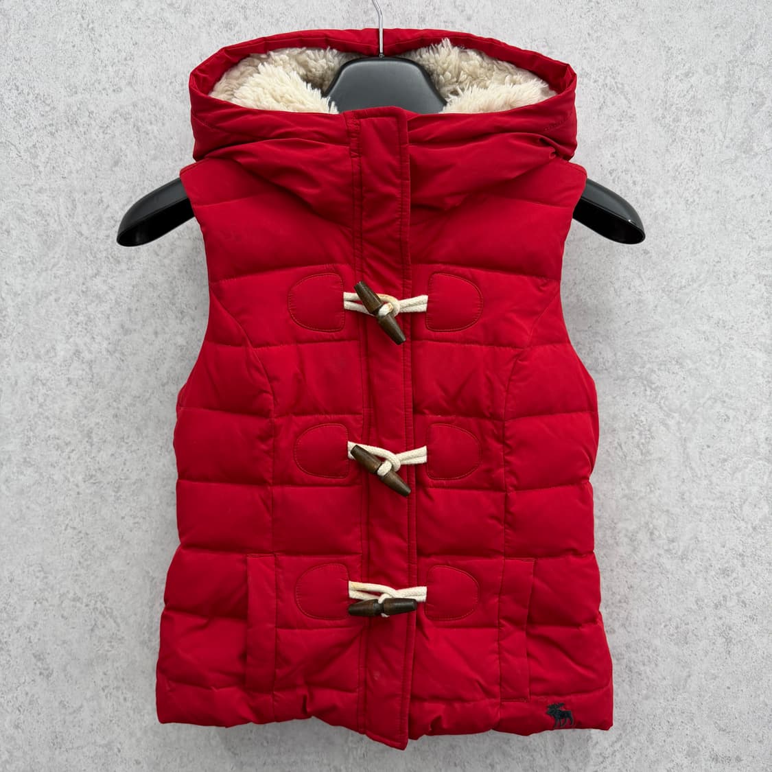 90 아베크롬비 y2k 울프죠 여자 덕다운 패딩조끼 상품이미지1