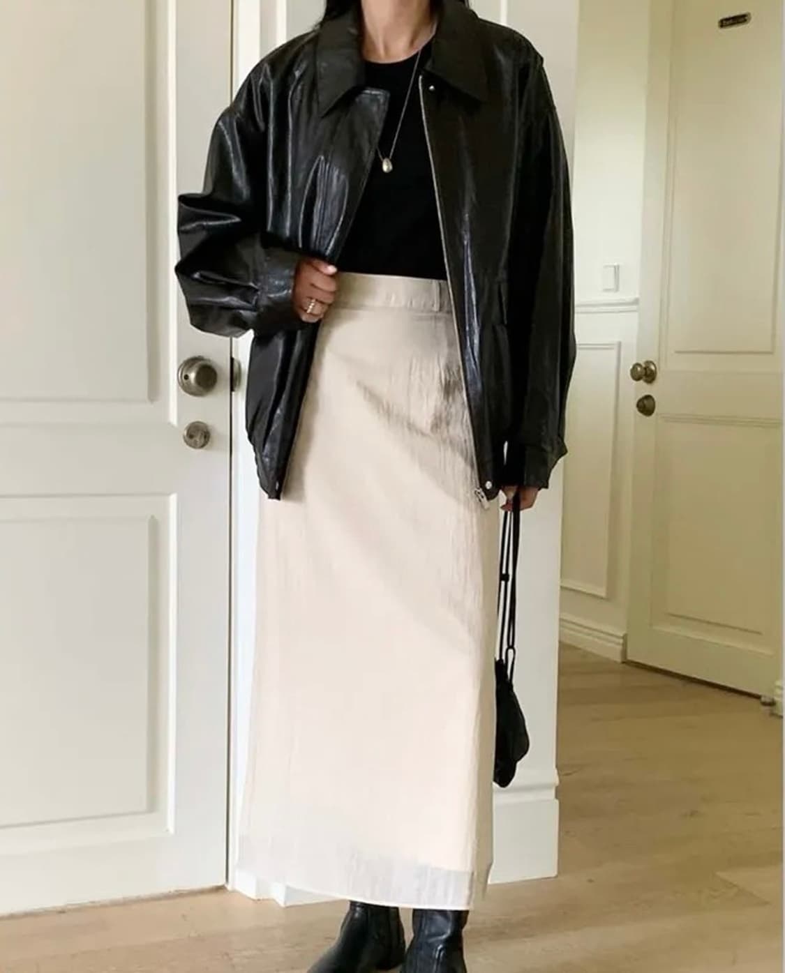 레이어드 롱스커트m 상품이미지7