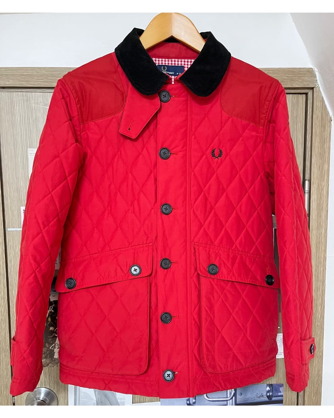 프레드페리 퀼팅 자켓 상품이미지1