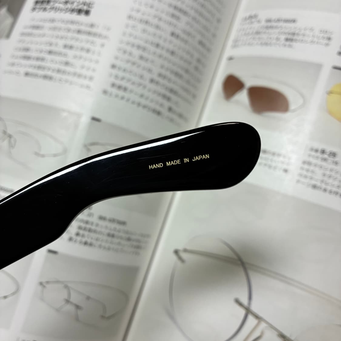 銘品晴夫作 메힌 하루오사쿠 셀룰로이드 블랙 뿔테 일본 안경 상품이미지6