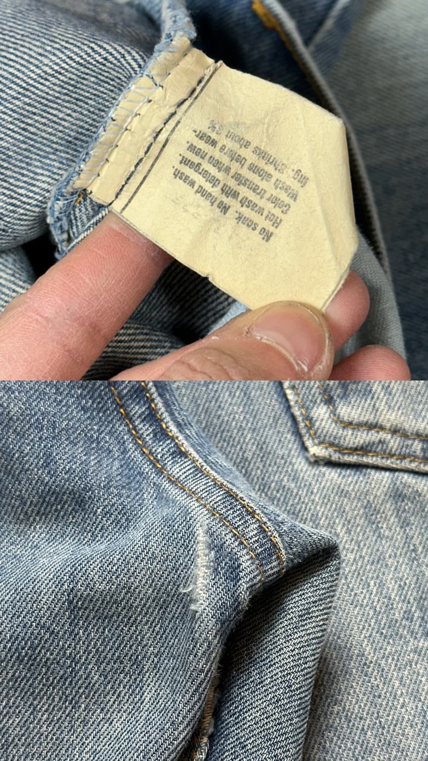 80’s USA Made 리바이스 517 오렌지탭 부츠컷 플레어진 상품이미지9