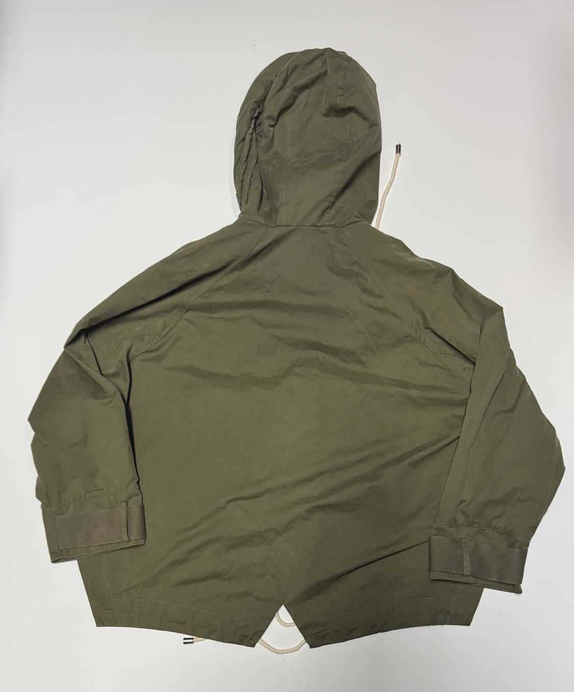 여성 자라 ZARA 오버핏 야상 후드 자켓 카키 상품이미지2