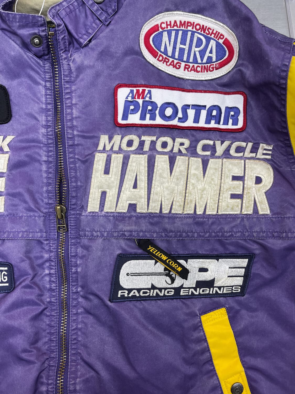 옐로우콘 90s B.R.P 모터사이클 레이싱 자켓 상품이미지5