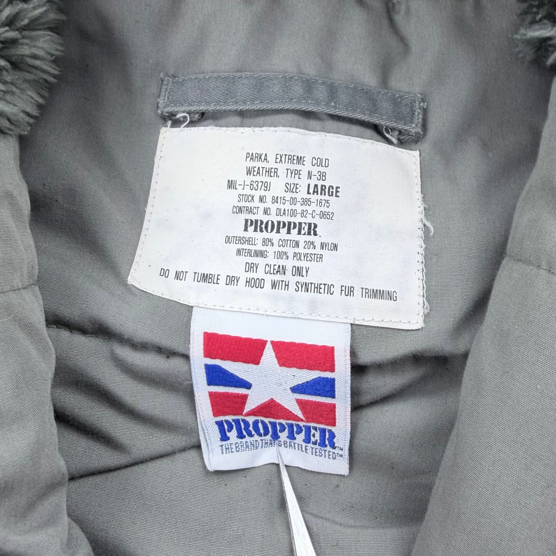 PROPPER 미군 복각 n3b 파카 상품이미지5