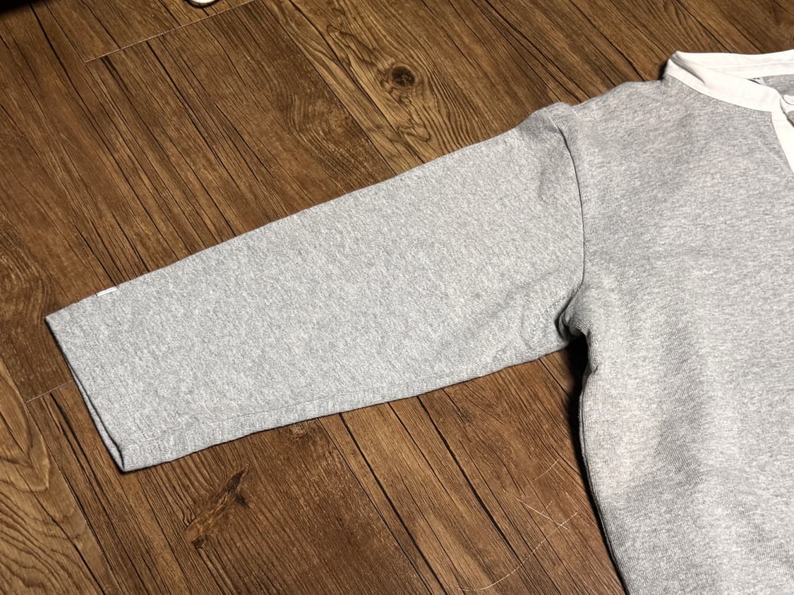 바바리안 스포츠웨어 헨리넥 롱 슬리브 럭비 티셔츠 상품이미지3