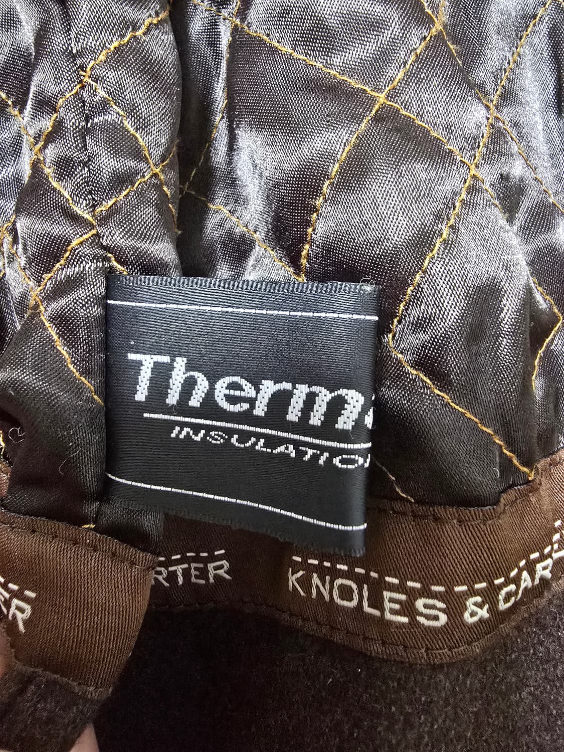 빈티지 다크브라운 양가죽 카코트 L 씬슐레이트 탈착 안감 상품이미지7