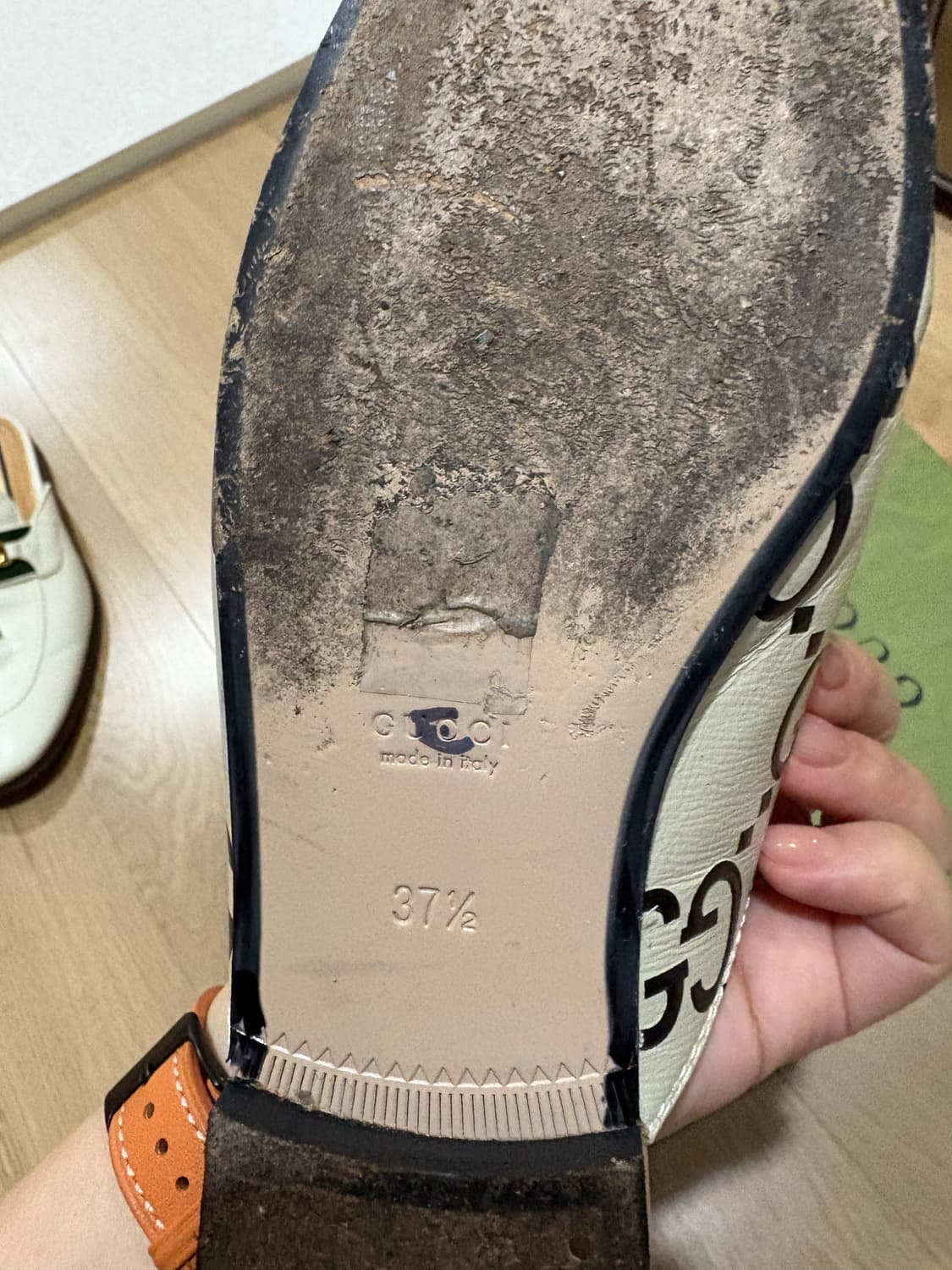 구찌 프린스타운GG 가죽블로퍼 상품이미지8