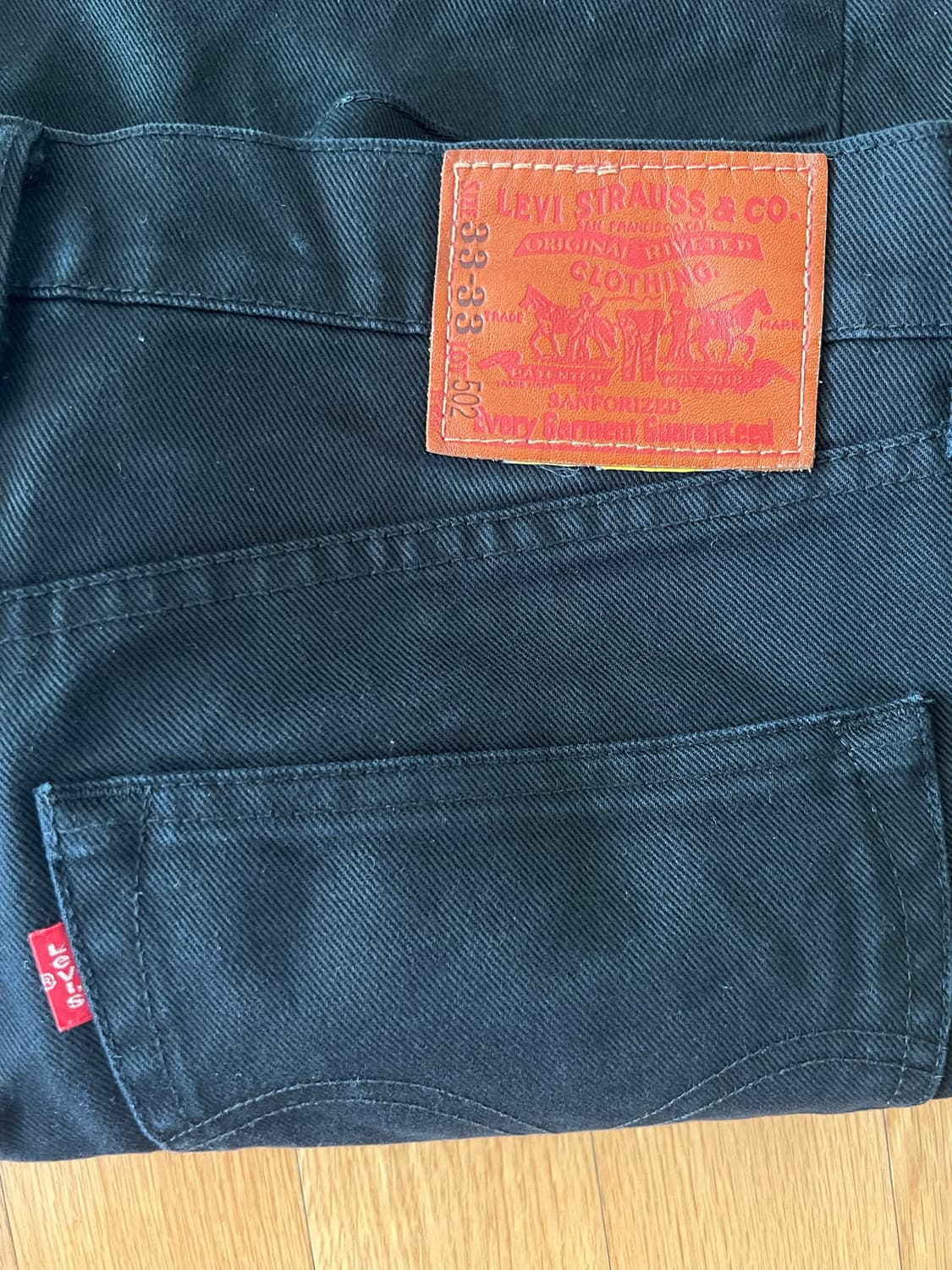 Levi’s 502 Black 33 상품이미지8