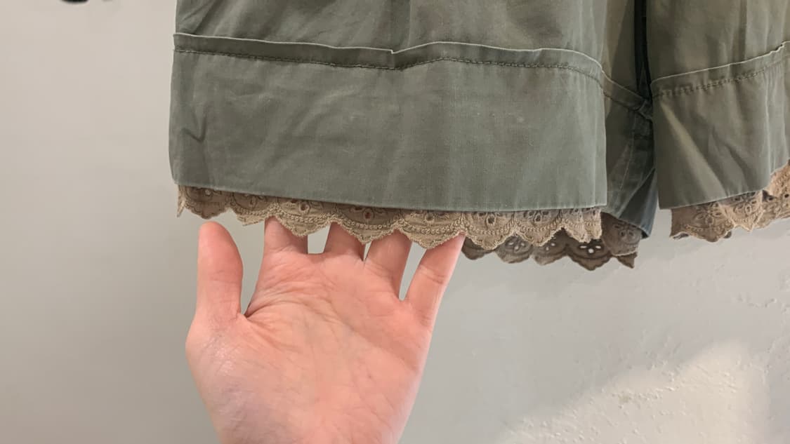 Lace khaki shorts 상품이미지3