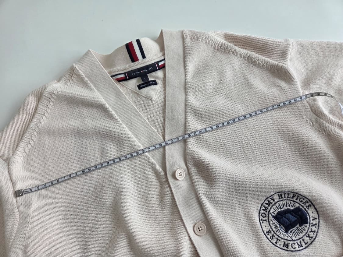 타미힐피거 니트 가디건 베이지 L 상품이미지5