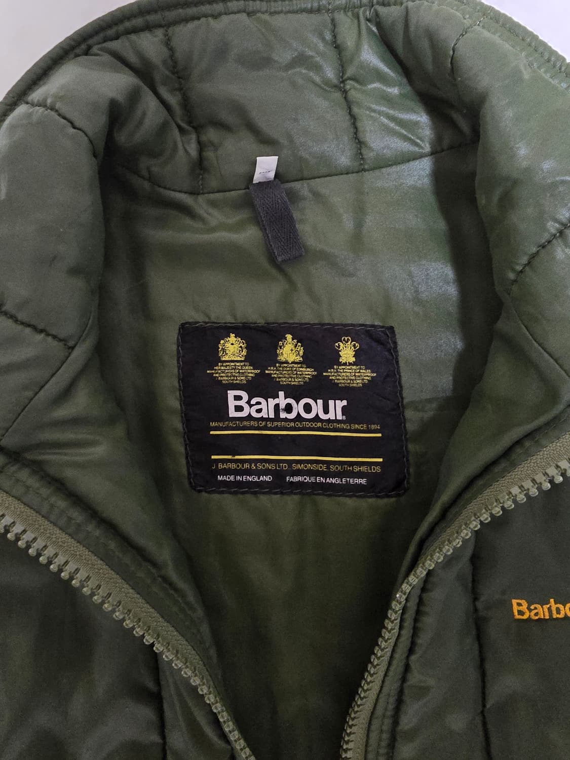 바버 클래식 waxed 질렛 웜베스트 조끼 M (100~105) 상품이미지2